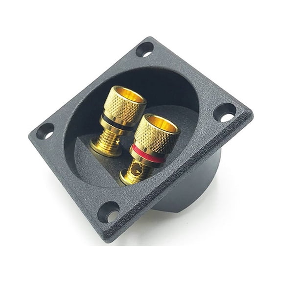 JZROCKER 2 Way Speaker Box Terminal Binding Post Cup 57X57mm Wp2-27 Two-position