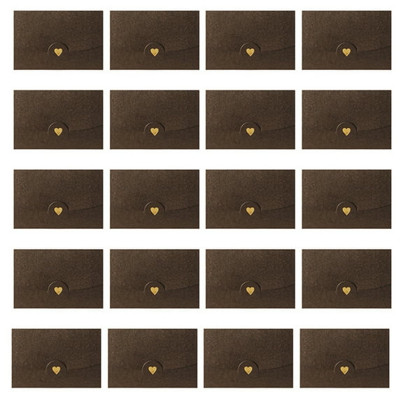 JZROCKER 20 Pcs Colorful Envelopes Solid Color Envelopes Cash Envelopes for Greeting Card