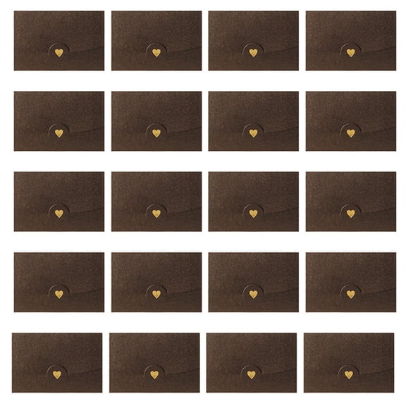JZROCKER 20 Pcs Colorful Envelopes Solid Color Envelopes Cash Envelopes for Greeting Card