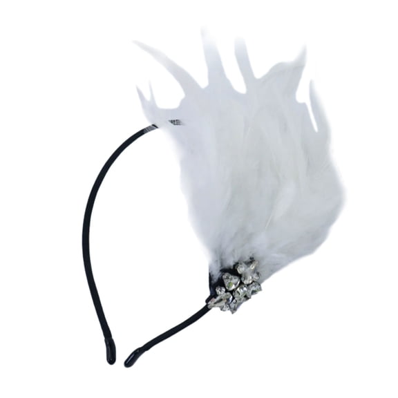 JZROCKER 20s Flapper Headband Cocktails Party Fascinator HairHoop Vintage Headband