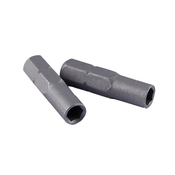 JZROCKER 2Pcs Hexagonal Shank Adapter for 1/4Inch 6.35mm to 4mm Bits Shape Applications Manual/Electric Screwdriver Bit Adapter