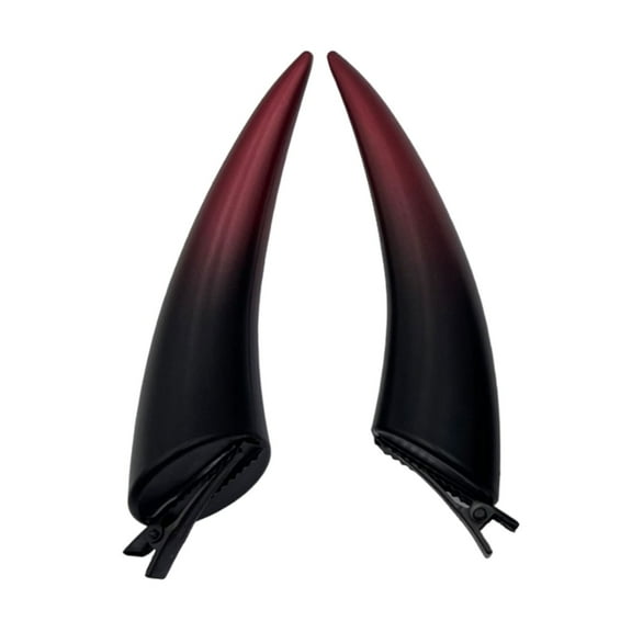JZROCKER 2pcs Devil Horn Hair Clip Halloweens Headwears Hair Accessories for Women Girl