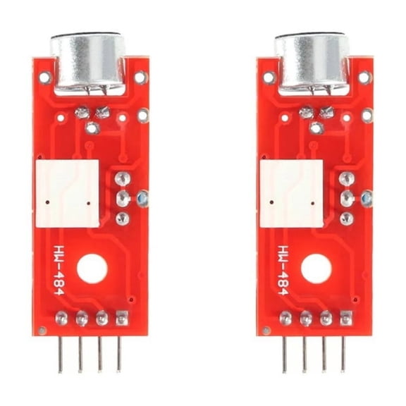 JZROCKER 2pieces Microphones Sound Detection Module with Adjustable Potentiometer for Various Music Environment Power Indicators