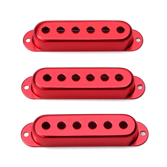 JZROCKER 3 Pcs Electric Guitar Pickup Open Brass Single-Coil Pickup 48mm/50mm/52mm Musical Instrument Accessories