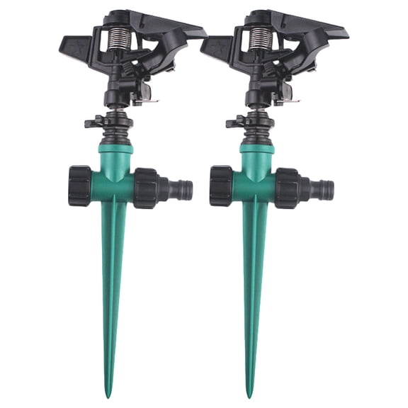 JZROCKER 360 Degree Rotating Lawns Sprinkler for Efficient Watering of Gardens and Lawns with Adjustable Angles Sprayer Ranges