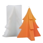 JZROCKER 3D Christmas Tree Silicone Mold Flexible Candle Mould Xmas Pine Tree Molds DIY