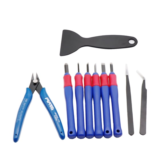 JZROCKER 3D Printing Tool Kit 3D Moulding Tool Set Chisel Tweezers Pliers 10PCS/SET