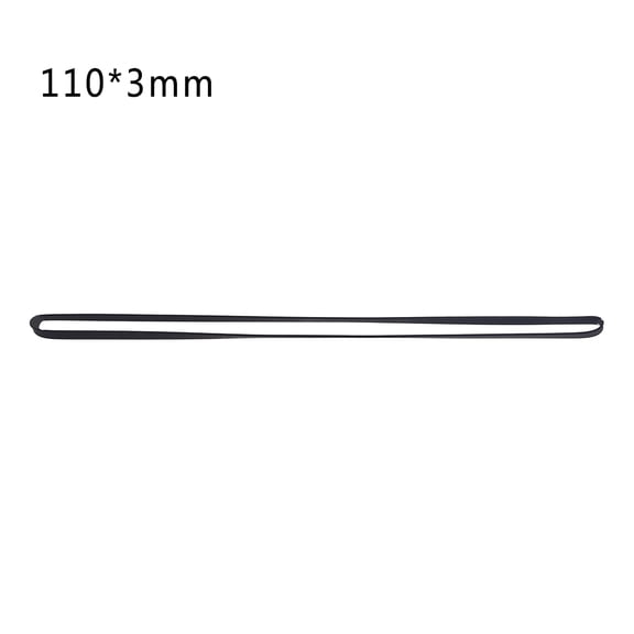 JZROCKER 3mm Wide Flat Drive Belt Turntable Rubber Belt for LP Vinyl Record Player Phono