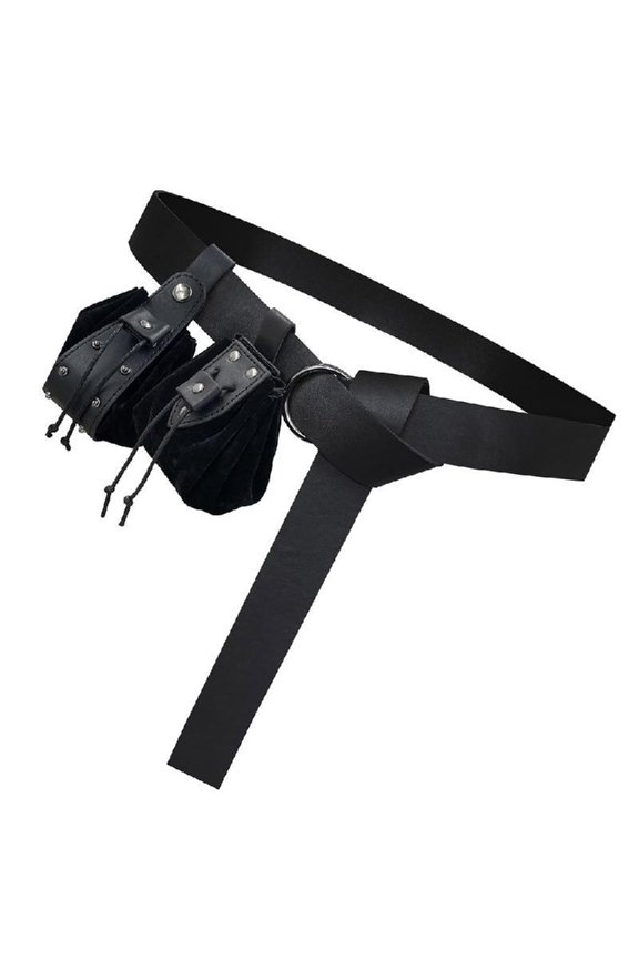3x/Set Medieval Set Belt Bag PU Waist Bag Belt for
