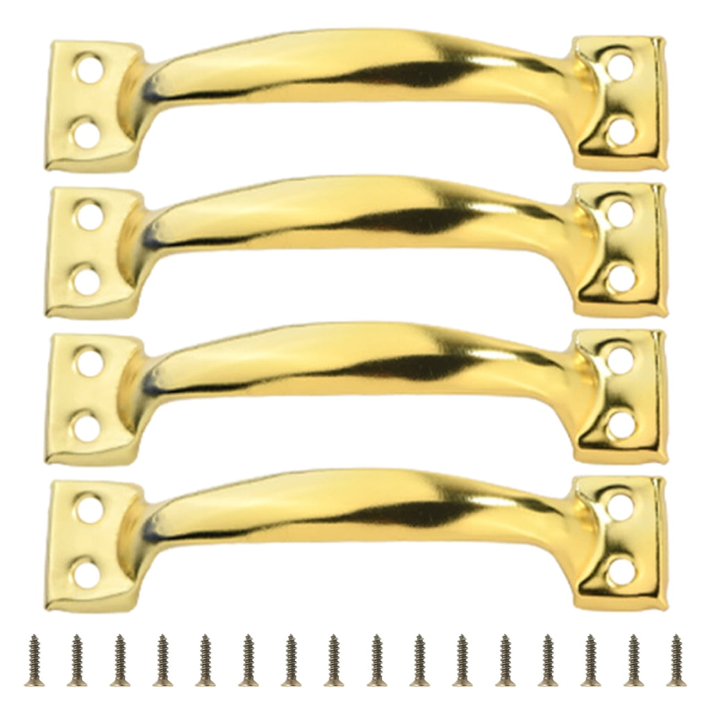 1654 Rocker JZROCKER 4 Pieces Dresser Drawer Pulls Metal Handles for Barn Door and ...