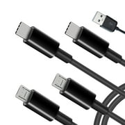 JZROCKER 4-Way USB to Type-C/Micro Charging Cable Portable 1 in 4 Out Multi-port Cord