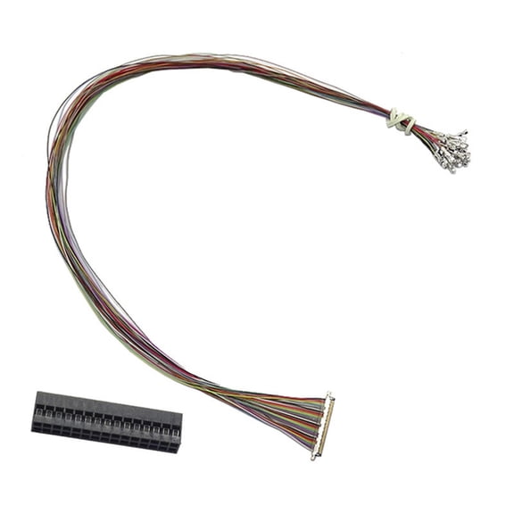 JZROCKER 40Pin 0.4mm Pitches Cable for Laptop LED LCD Signals Transfer Screen Cable Pitches Full Line Cable For Laptop LCD Screen