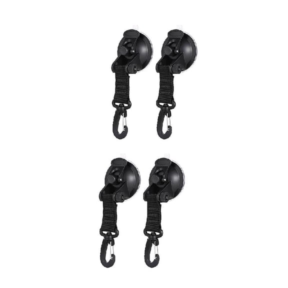 JZROCKER 4pack Rotating Outdoor Suction Hook Rustproof Durability Swivels Suction Hook