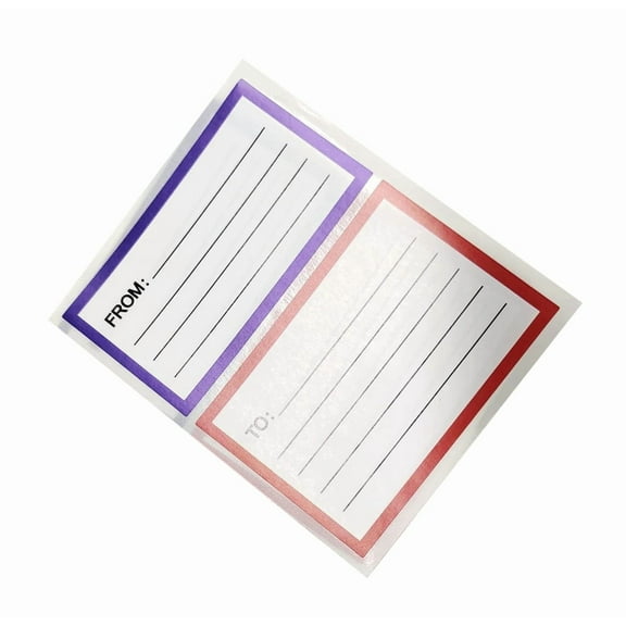 JZROCKER 50/100/240 Sheets to from Return Address Mailing Labels Address Label Stickers