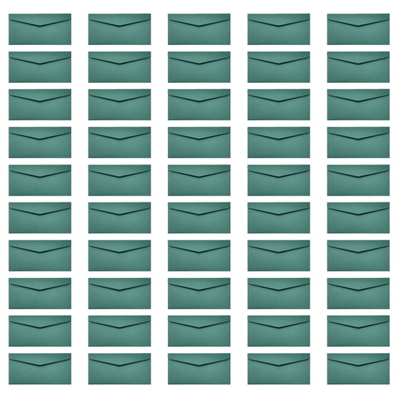 JZROCKER 50 Pcs 8.6x4Inch Colorful Envelopes V Flap Envelopes for Wedding Invitation