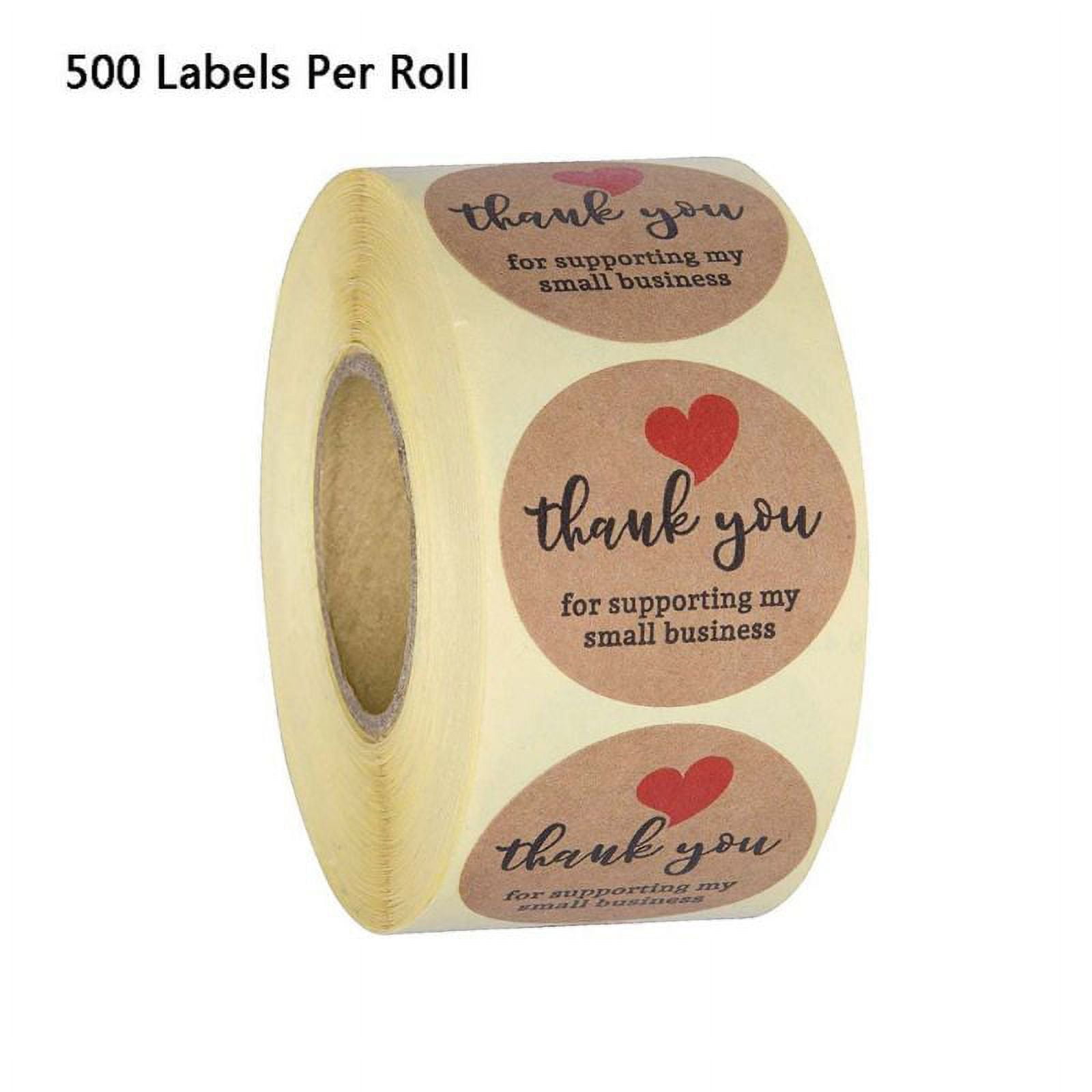 JZROCKER 500pcs Thank You for Supporting My Small Business Stickers ...