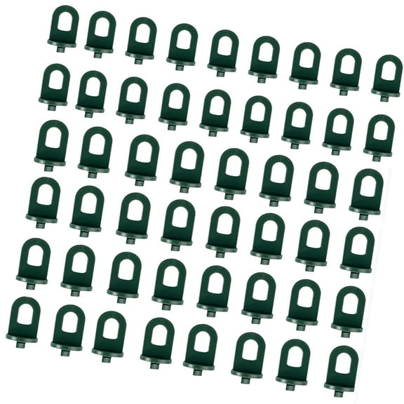 JZROCKER 50Pcs Greenhouse Twisted Clip Shading Hanger Clips For Hanging Gardening Tool