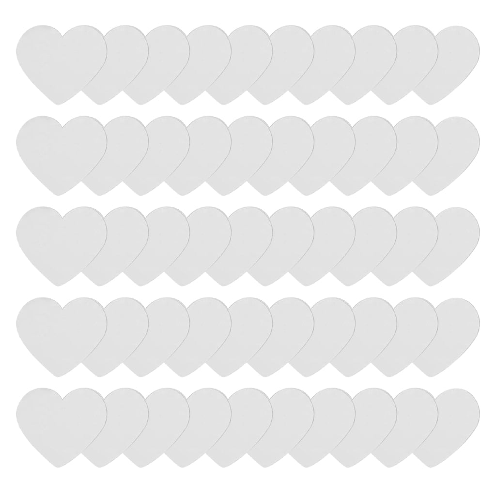 JZROCKER 50Pieces Magnetic Painting Canvas Panel for Fridge Decorations DIY Craft
