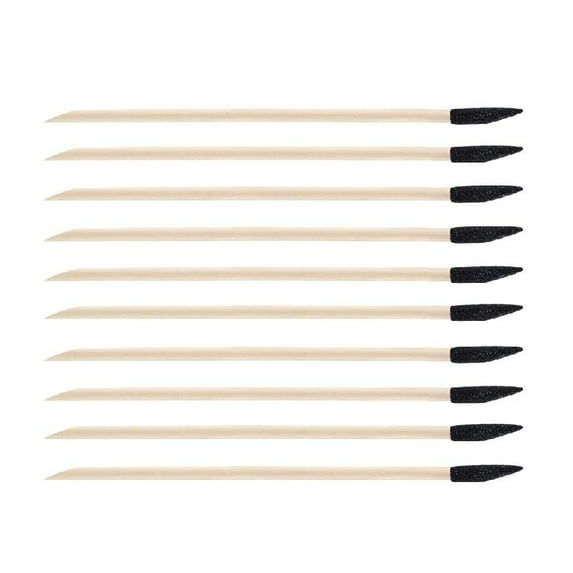 JZROCKER 50pcs Double Sided Sanding Sticks for Fine Detail For Safe Use Bevelled Polishing Sticks Model Making