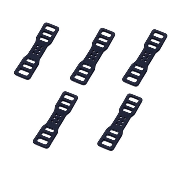 JZROCKER 5lots Durability Silicones Bicycles Light Straps Multipurpose Cycling Safe Straps for Fixing LED Light