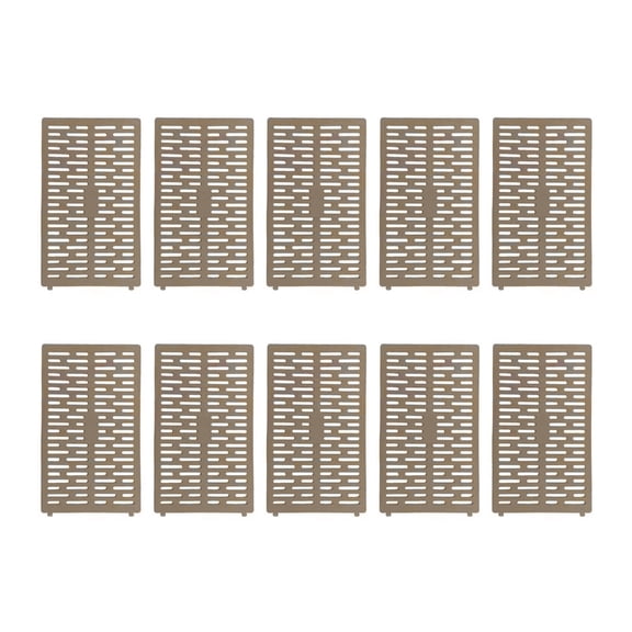 JZROCKER 6/10Pieces Plastic Tree Trunk Protectors Nursery Mesh Tree Bark Protector
