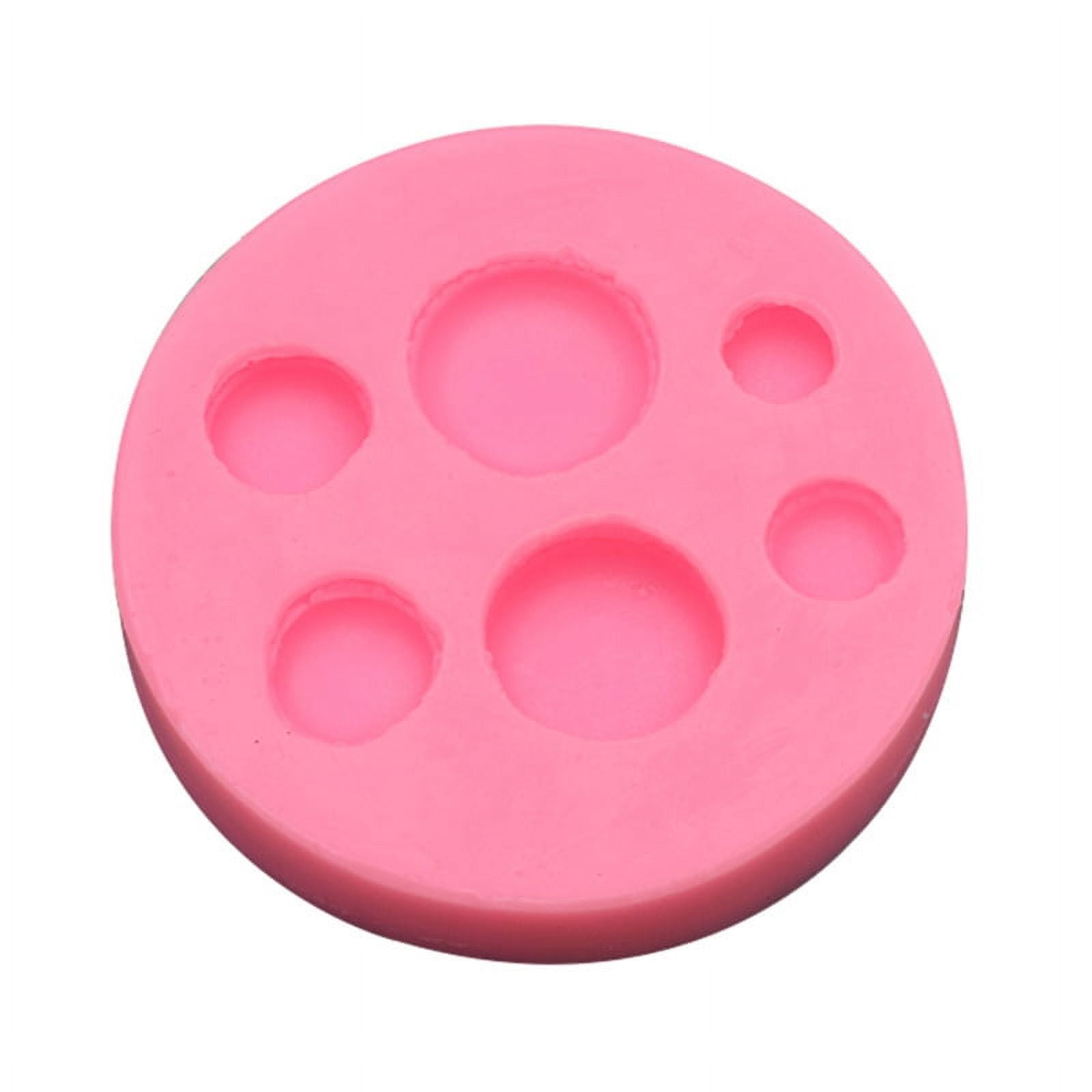 JZROCKER 6 Cavities Macarons Shape Fondant Moulds Silicone Mold ...