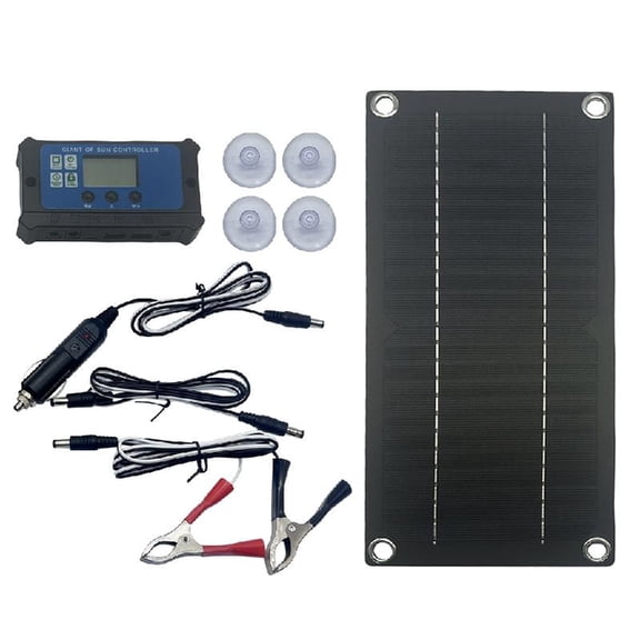 JZROCKER 600W 100A Solar Panel Dripping Glues Plate With Wire Solar Panel Polycrystallines Silicon Board for Toy Car Use