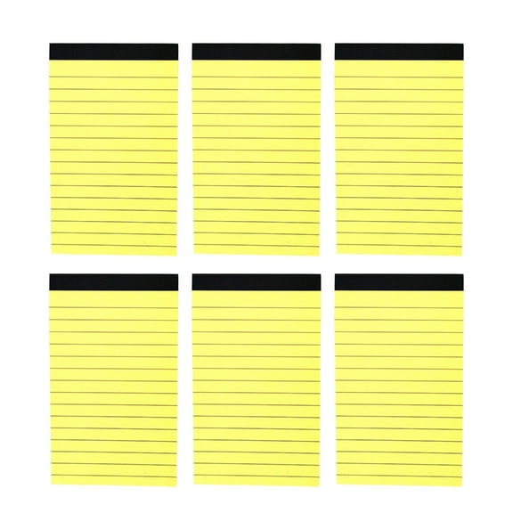 JZROCKER 6Pcs 3x5Inch Small Writing Pad Small Notepads Memo Padfor Writing Drawing