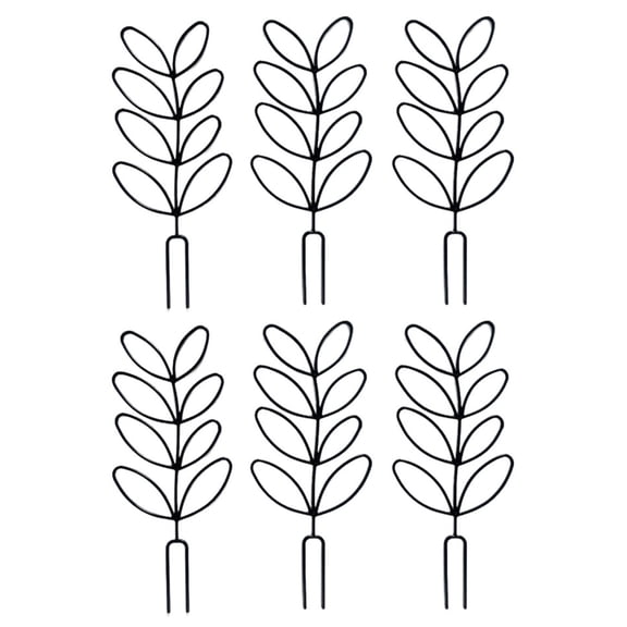 JZROCKER 6Pcs Indoor Plant Trellis for Potted Plant Climbing Outdoor Plastic Garden