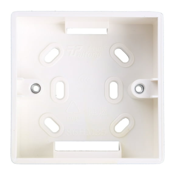 JZROCKER 86 Type PVC Junction Box Wall Mounted Switch Socket Base Electrical Outlet