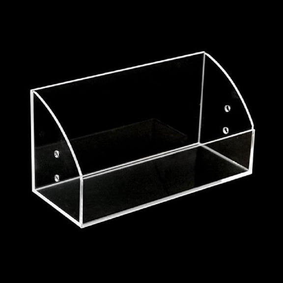 JZROCKER Acrylic Display Shelf with Dividers Dresser Display Stand