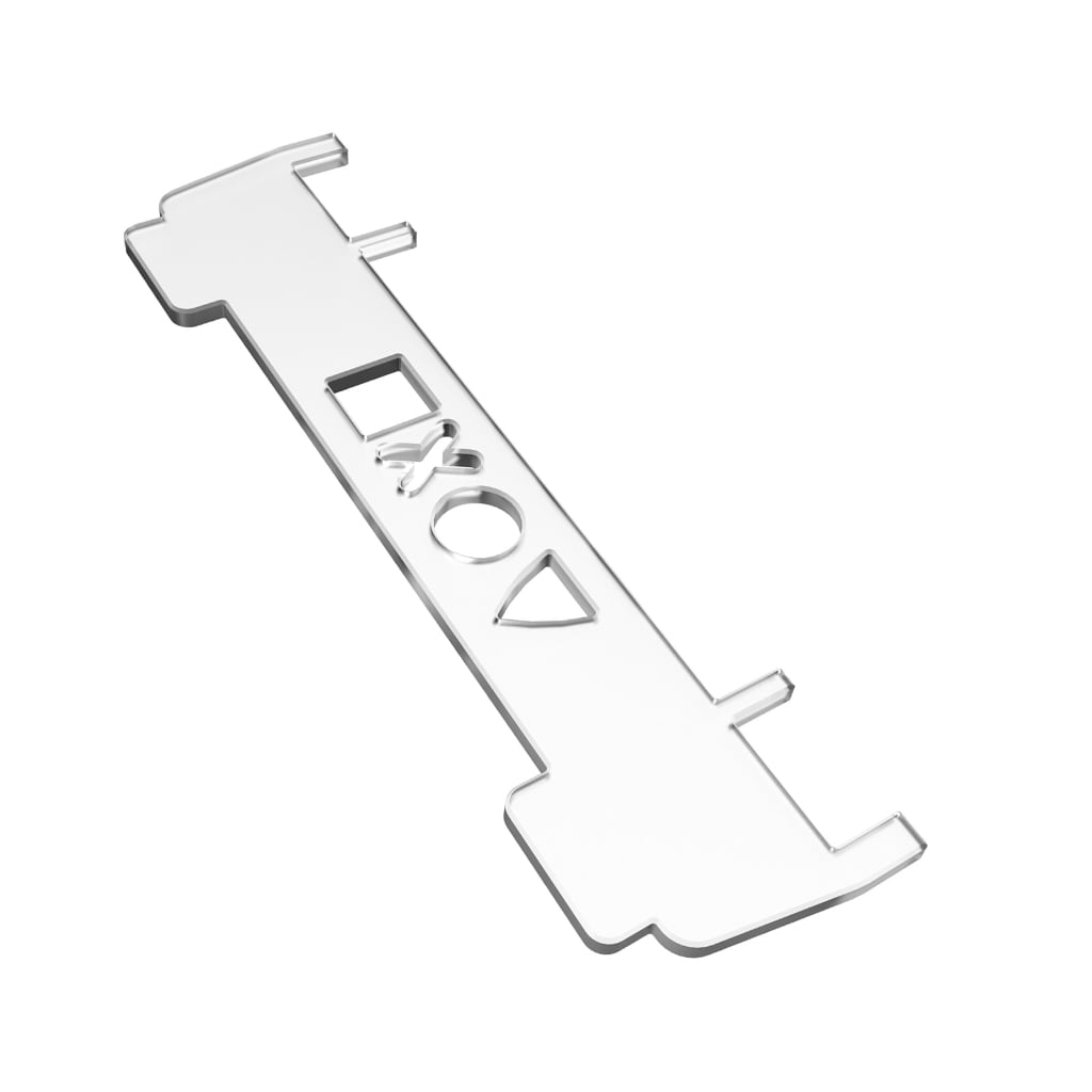 JZROCKER Acrylic Game Console Horizontal Stand Upgraded Desk Stand Fit