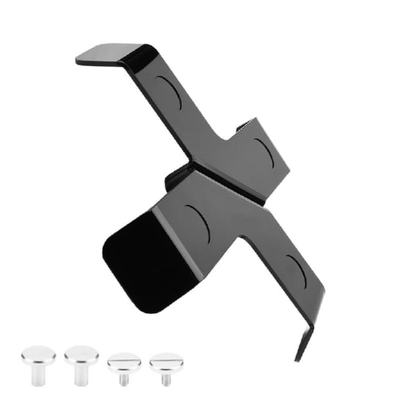 JZROCKER Acrylic Loudspeaker Stand Enhancing Stability Nonslip Base and Simple Assembly for Essential Black