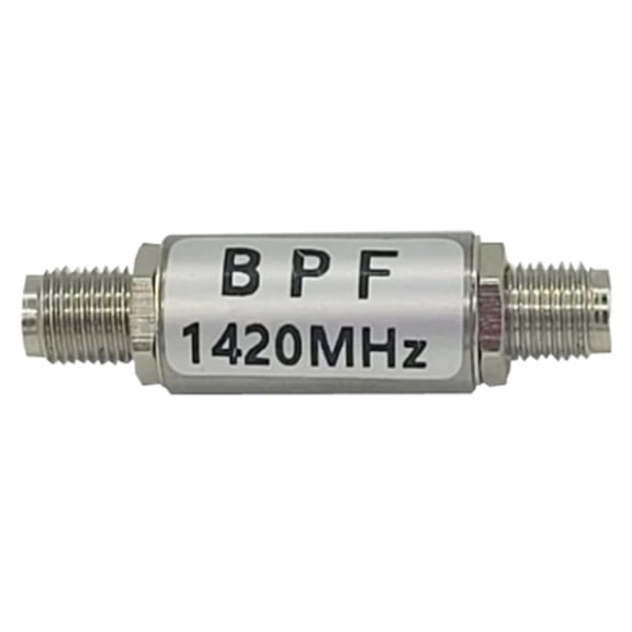 JZROCKER Advanced 1420MHz Filter 80MHz Passband Metal Bandpass Filter with Round Housing Quick Fixing for Radio Astronomy
