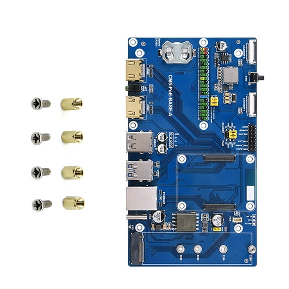 JZROCKER Advanced Compute Module 5 Expansion Board Featuring NVMe Solid Disk and Versatiled Connection