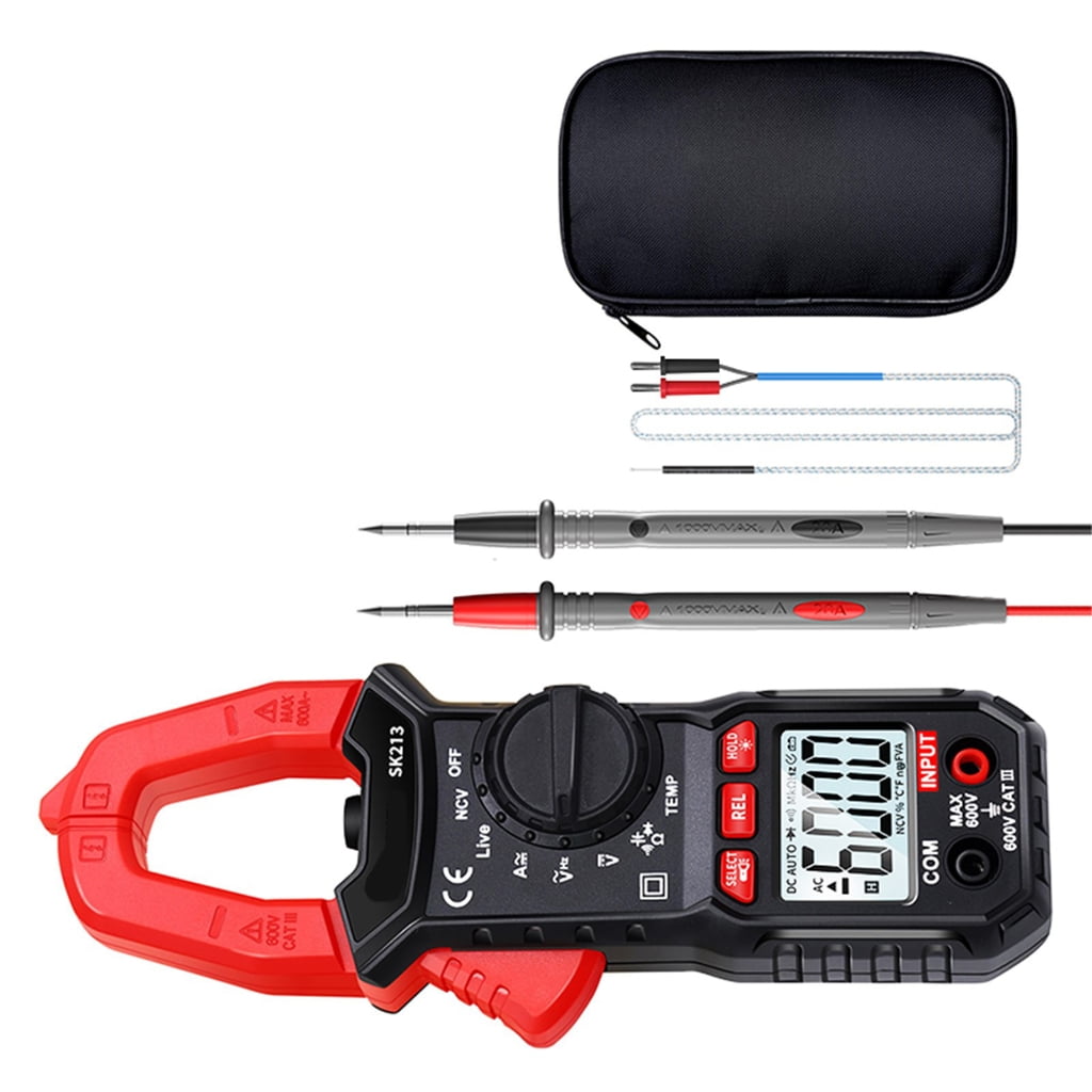 JZROCKER Advanced SK213 Clamp Multimeter Digital Clamp Meter for Electrical Enthusiasts and Technicians Not Including Battery
