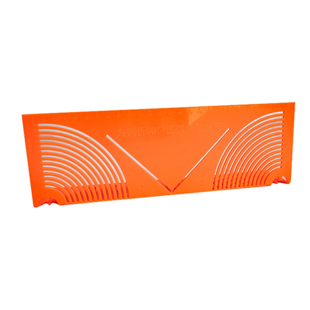 JZROCKER Angled and Arcs Marking Tool Square Tube Marker Double Purpose ...