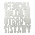 thumbnail image 1 of JZROCKER Art Letters Metal Cutting Die English Alphabets Embossing Die Cuts Template, 1 of 10