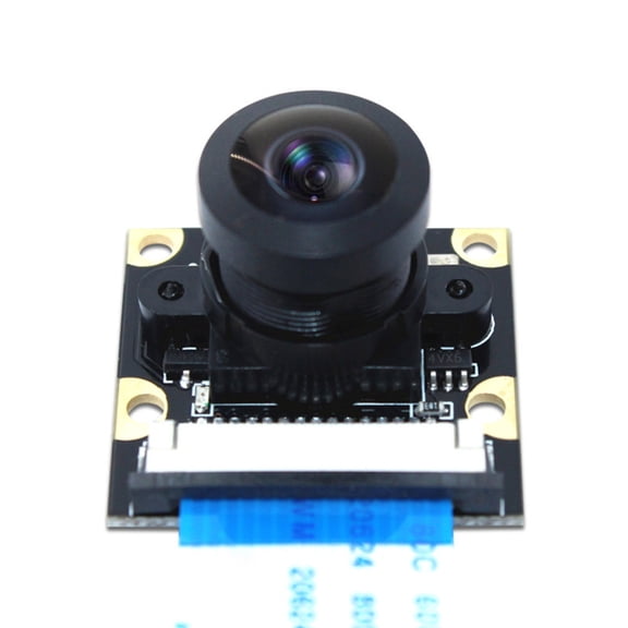 JZROCKER Camera Module 5MP 1080p Webcam Module 160 Degree 5647 Sensors with Ribbon Cable Replacement for 2/4/3B+