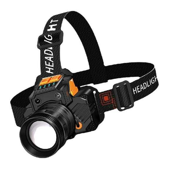 JZROCKER Camping Headlight with Sensors Control, 3 Light Modes, Watertight for Running
