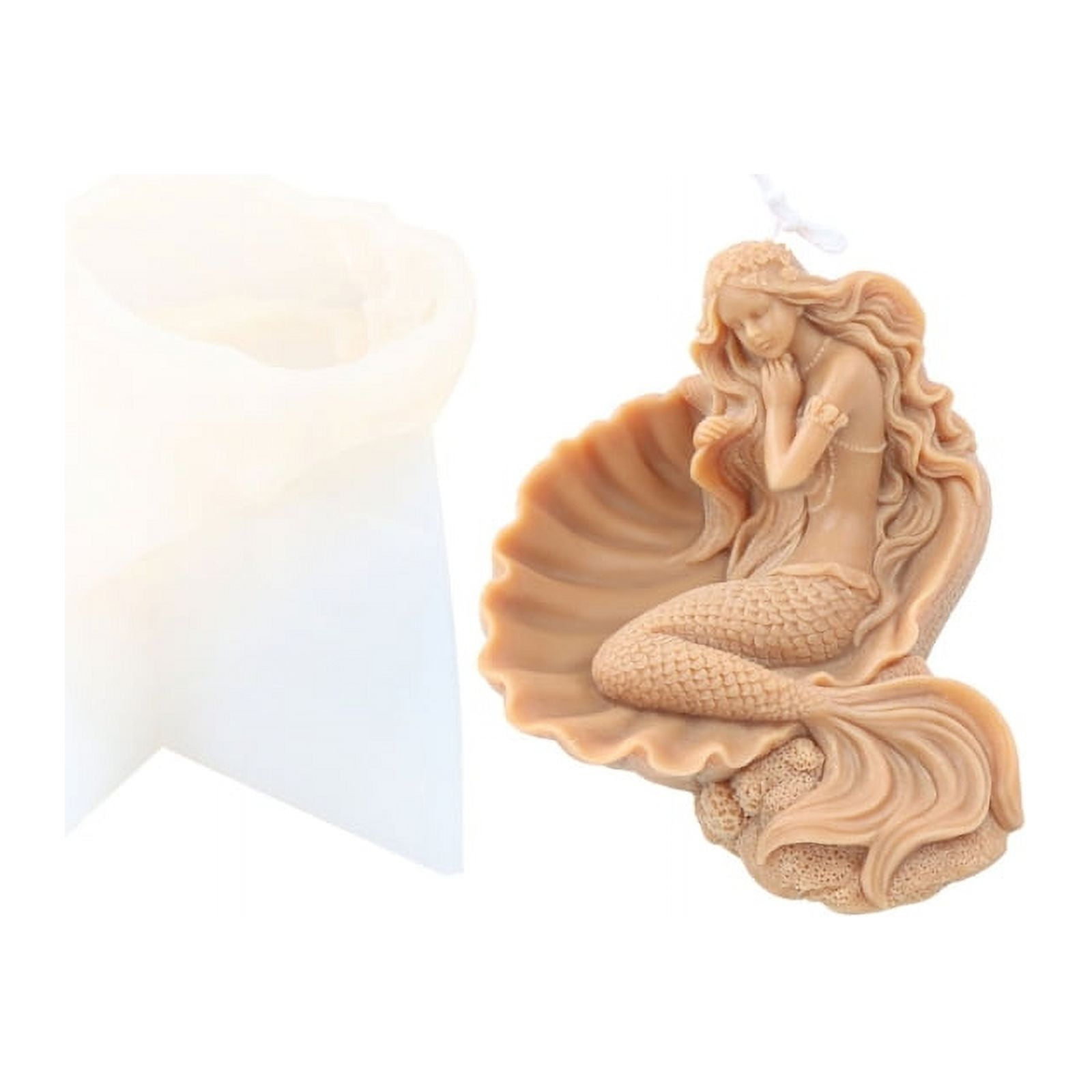 JZROCKER Candle Making Reusable Candle Resin Epoxy Mould Casting Molds DIY Silicone Mould