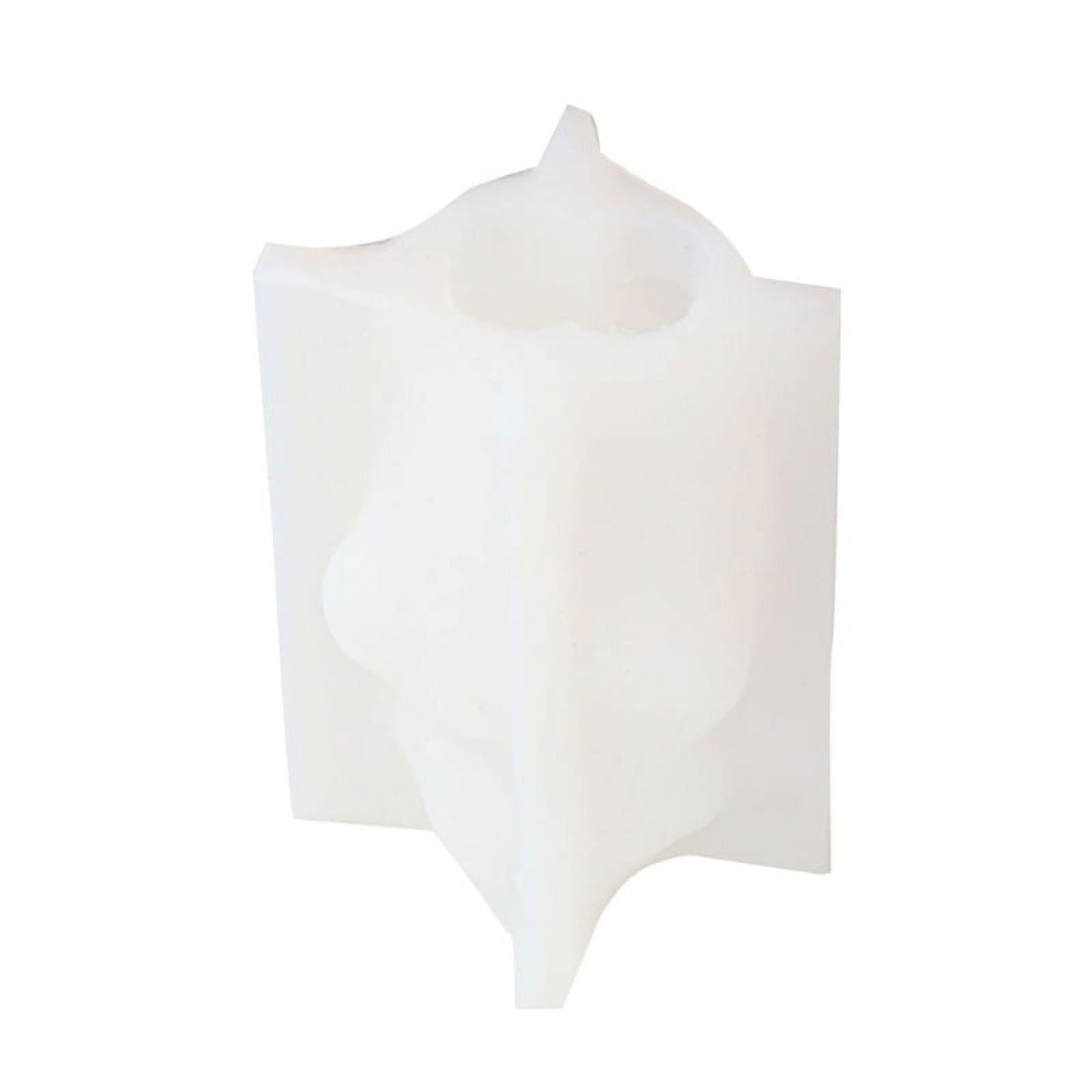 JZROCKER Candle Silicone Mold for Making Candle Soap Plaster Cake Fondant Chocolate