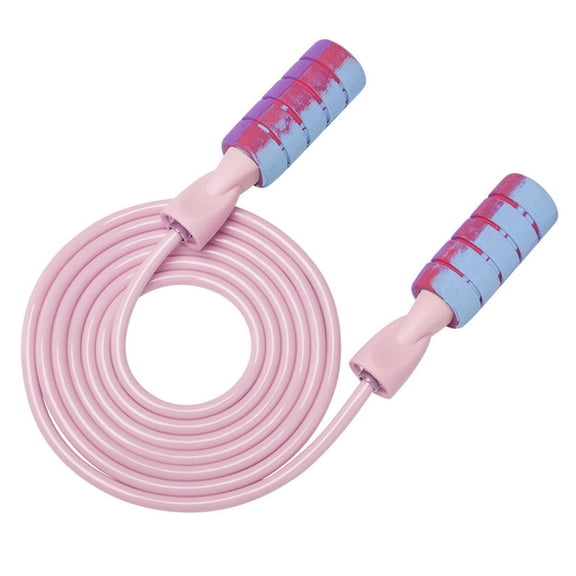JZROCKER Candy Color Bearing Ropeless Jump Rope Sports PVC Weighted Cordless Ball Skipping Strings Sports Bodybuilding Exercise Fitness Training Tool for Women Men Kids