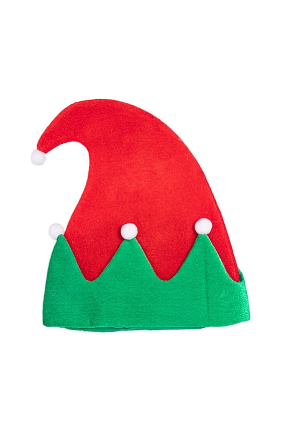 Cheerful Elf Hat with Bells Unisex Beanies Hat Slouch Christmas Headwear