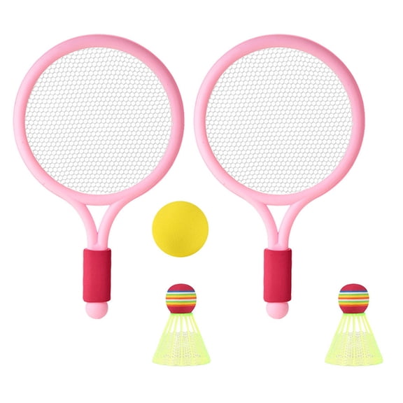 JZROCKER Children Tennis Racket Set Badminton Racket with Tennis and 2 Shuttlecocks for Kid Boy Girl Beach Game Outdoor Playing