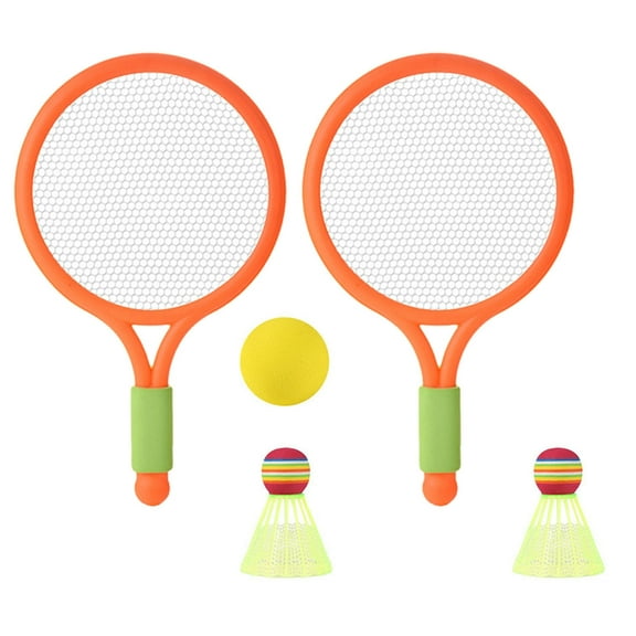 JZROCKER Children Tennis Racket Set Badminton Racket with Tennis and 2 Shuttlecocks for Kid Boy Girl Beach Game Outdoor Playing