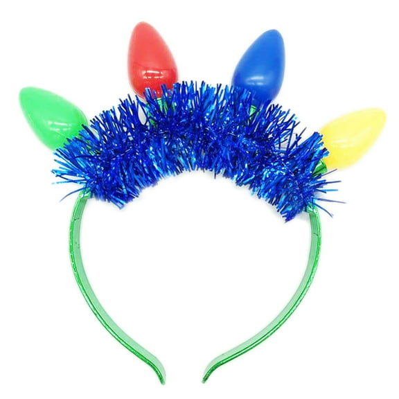 JZROCKER Christmas LED Headband Glow in the Dark Light Bulbs Party Supplies for Kids