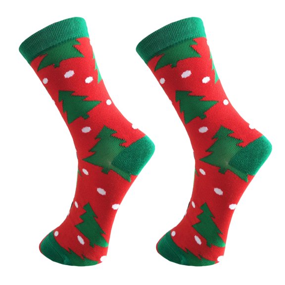 JZROCKER Christmas Novelty Socks Men Women Cute Light Bulb Santa Patterned Holiday Socks
