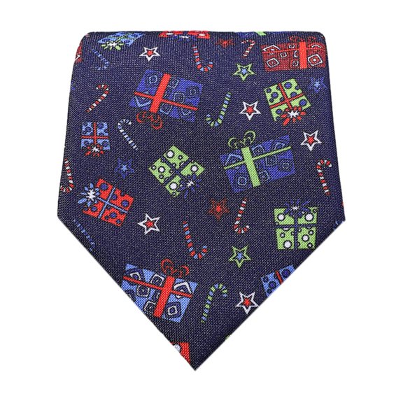 JZROCKER Christmas Themed Jacquard Tie Men Holiday Celebrations Ties Designers Necktie
