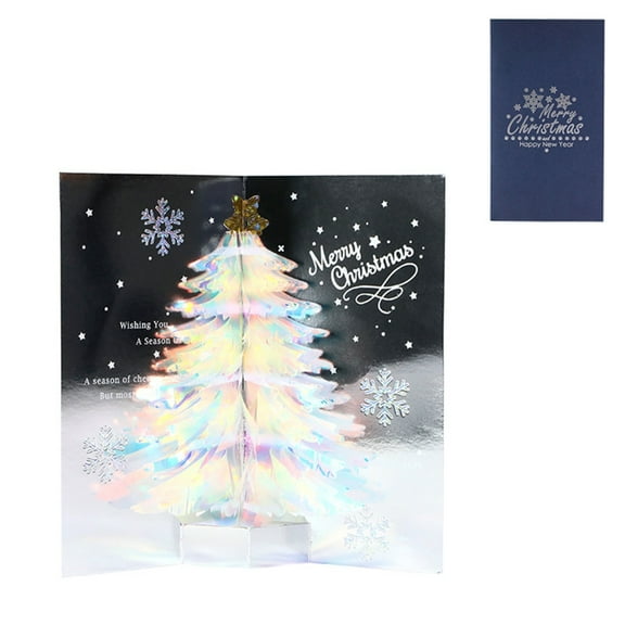 JZROCKER Christmas Tree Music Card with Envelope Kit Children Gift Supplies